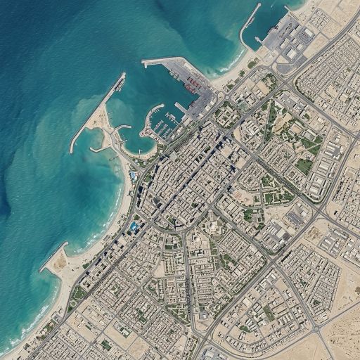 Satellite Map of Ajman